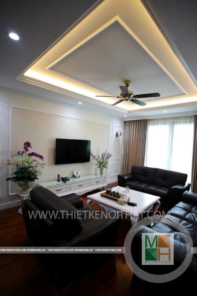 Những mẫu trần thạch cao phòng khách hiện đại và sang trọng