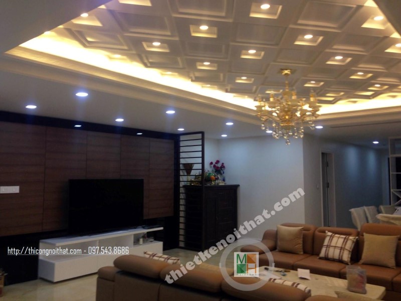 Những mẫu trần thạch cao phòng khách hiện đại và sang trọng