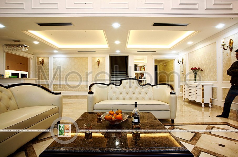 Những mẫu trần thạch cao phòng khách hiện đại và sang trọng