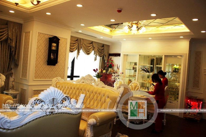 Những mẫu trần thạch cao phòng khách hiện đại và sang trọng