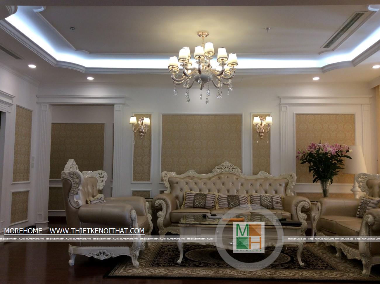 Những mẫu trần thạch cao phòng khách hiện đại và sang trọng